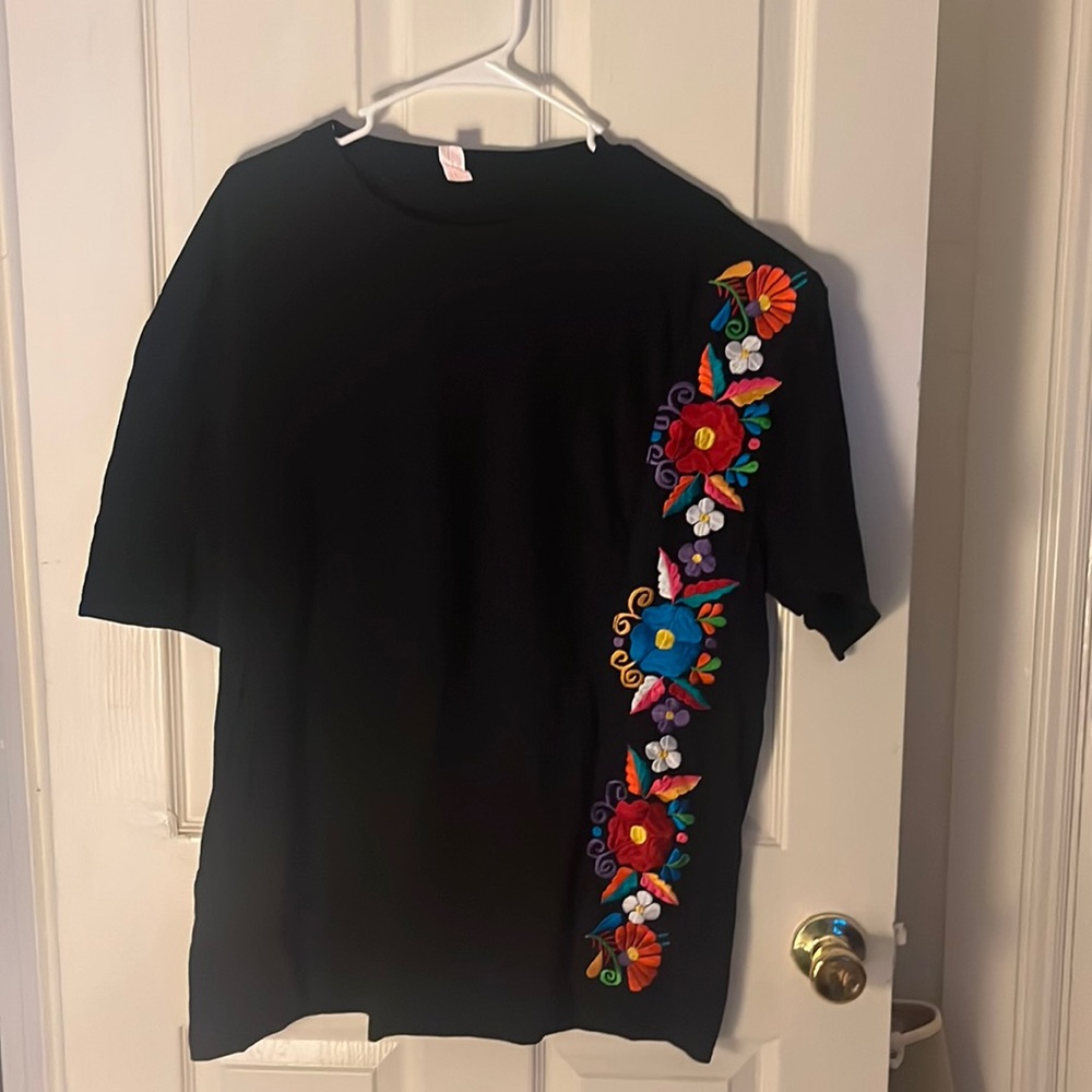 Women’s Hand Embroidered T-Shirt